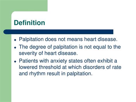 PALPITATION Definition & Meaning .